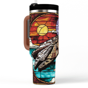 Millenium Stained Glass Style Quencher Tumbler 3