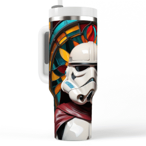 Storm Stained Glass Style Quencher Tumbler 3