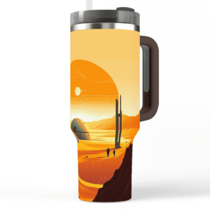 Tatooine Planet Tumbler Mock