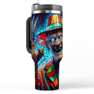 Freddy Krueger Stained Glass
