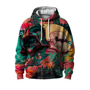 Mens-Planet-Battle-Warrior-Retro-Casual-Cartoon-Print-Hoodie-Images