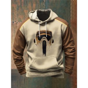 Mens-Retro-Casual-Planet-Art-Print-Hoodie-Images-4
