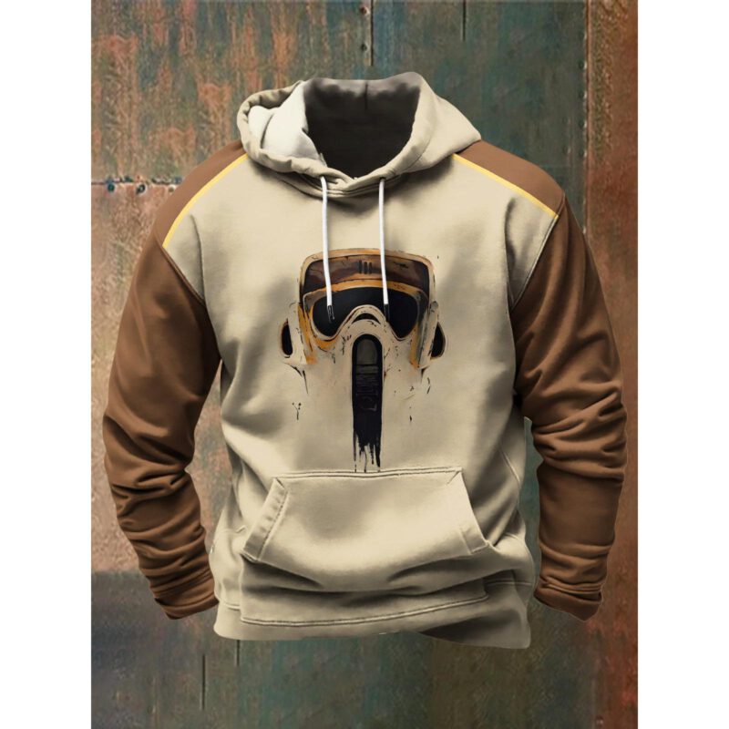 Mens-Retro-Casual-Planet-Art-Print-Hoodie-Images-4
