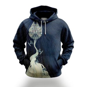 Mens-Retro-Casual-Planet-Art-Print-Hoodie-Images-6