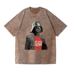 Star-War-Darth-Vader-In-A-Suit-Vintage-Washed-T-shirt-3