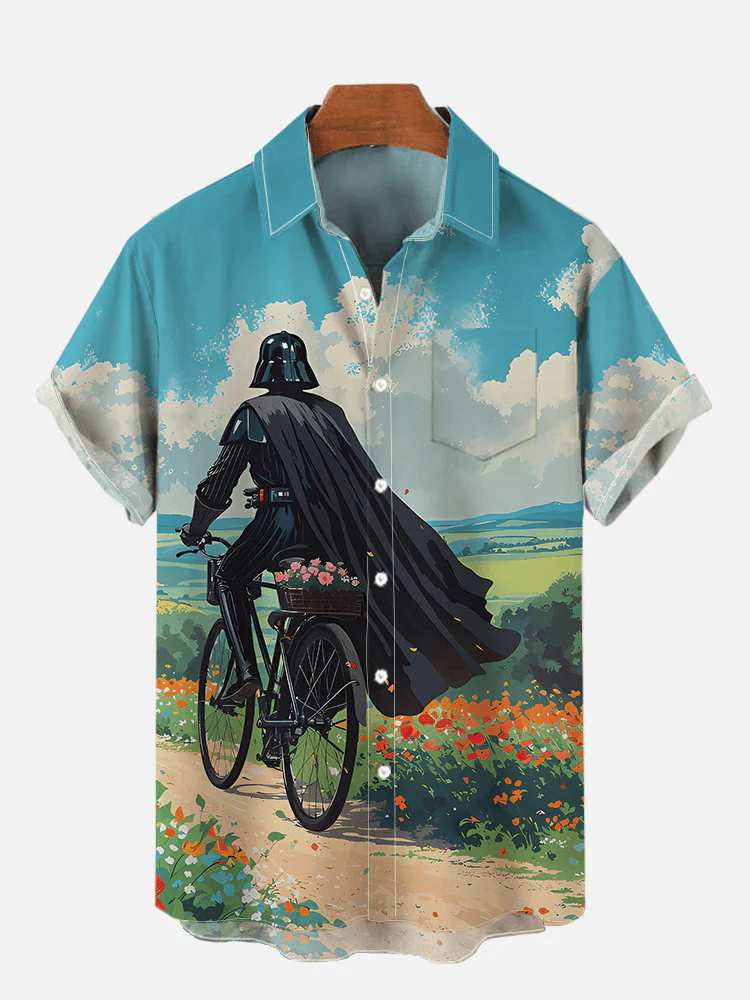 Star-War-Field-Bike-Samurai-Print-T-shirt-Images