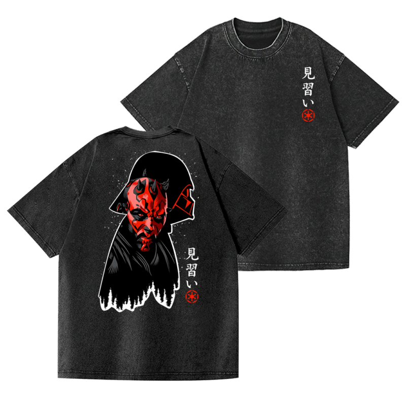 Star-Wars-Darth-Maul-Vintage-Wash-Japanese-Design-Back-Art-T-shirt-Images-2