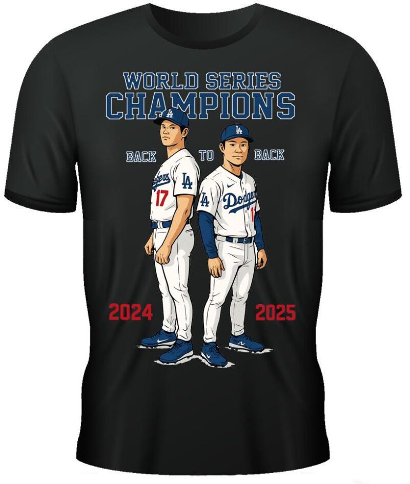 Dodgers-Back-to-Back-World-Series-Champions-Ohtani-and-Yamamoto-Custom-Images