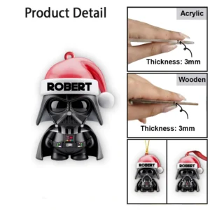 Merry Christmas - Personalized The Force Ornament 3