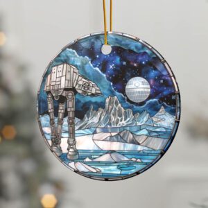 Snowy-Planet-Space-Puppy-Stained-Glass-Style-Ceramic-Ornament-3
