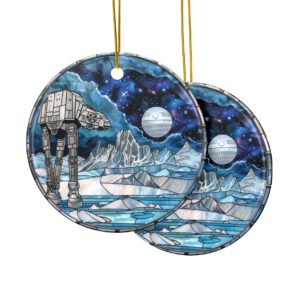 Snowy-Planet-Space-Puppy-Stained-Glass-Style-Ceramic-Ornament-4