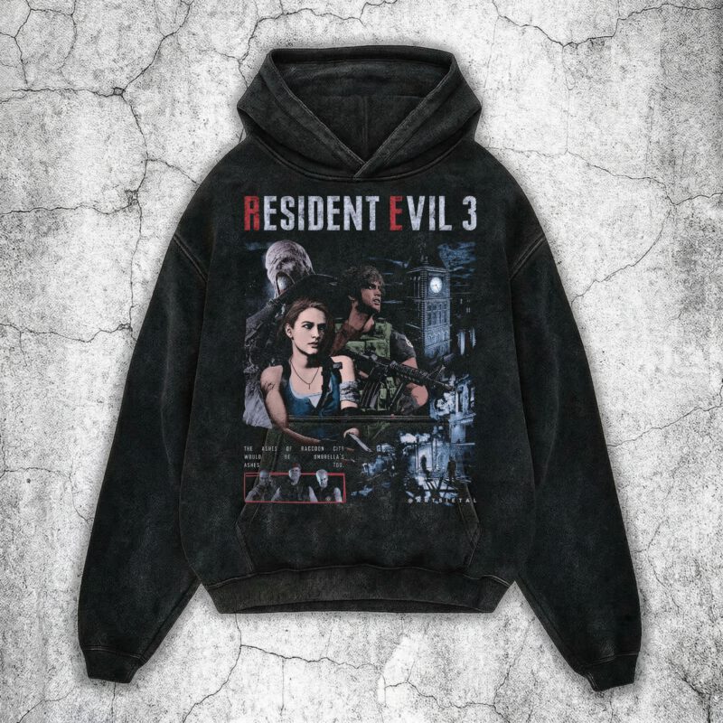 RE3 vintage washed hoodie