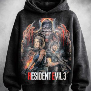 RE3 washed hoodie