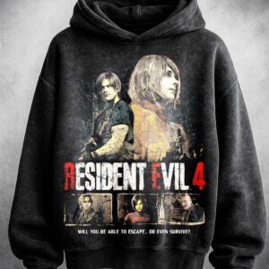 RE4 washed hoodie