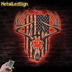 American-Deer-Hunting-Metal-Wall-Art-LED-Light-5.jpg