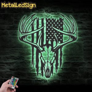 American-Deer-Hunting-Metal-Wall-Art-LED-Light-7.jpg