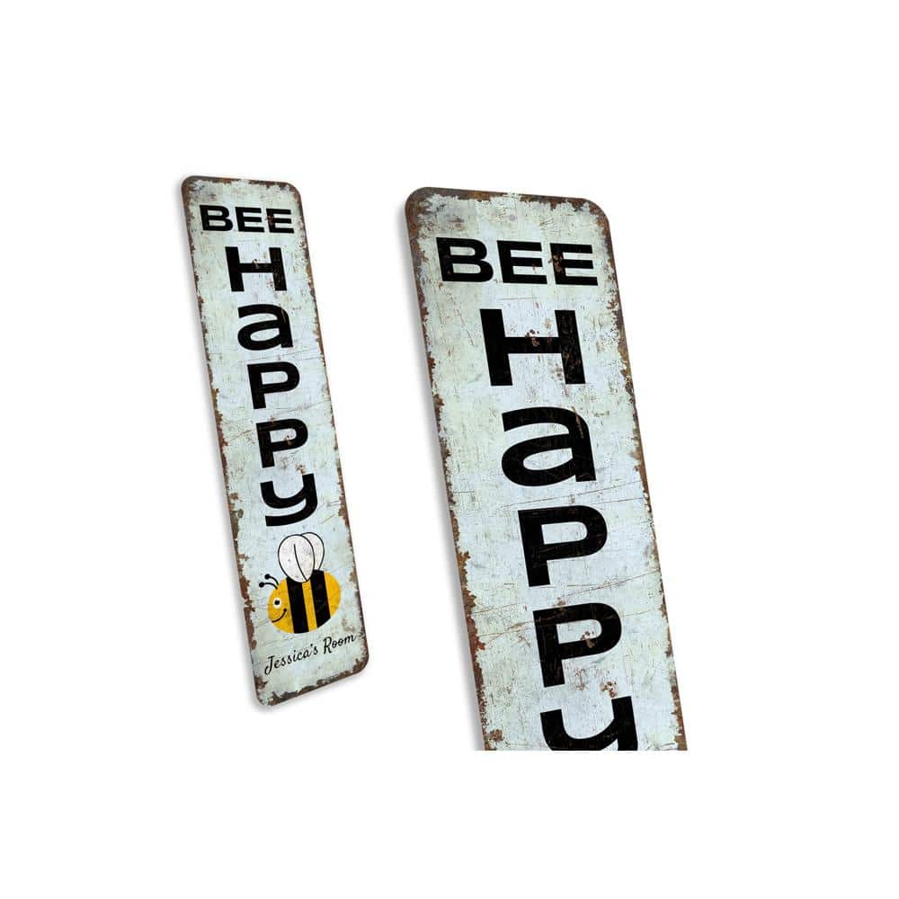 Bee-Happy-Sign-Premium-Quality-Rustic-Metal-Sign-3.jpg