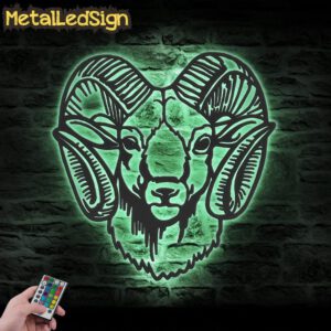 Bighorn-Sheep-Wild-Animal-Metal-Wall-Art-LED-Light-7.jpg