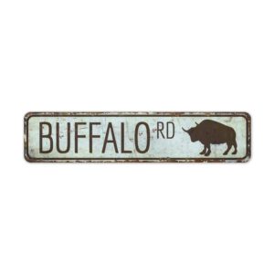 Buffalo-Road-Sign-Premium-Quality-Rustic-Metal-Sign-2.jpg