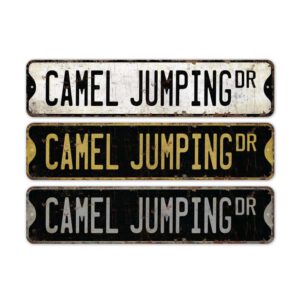 Camel-Jumping-Premium-Quality-Rustic-Metal-Sign-2.jpg