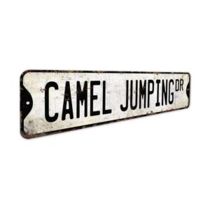 Camel-Jumping-Premium-Quality-Rustic-Metal-Sign-3.jpg