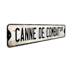 Canne-De-Combat-Premium-Quality-Rustic-Metal-Sign-3.jpg