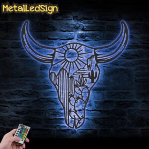 Cow-Skull-Desert-Metal-Wall-Art-LED-Light-3.jpg