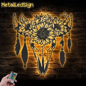 Cow-Skull-Sunflower-Farmhouse-Metal-Wall-Art-LED-Light-Images.jpg