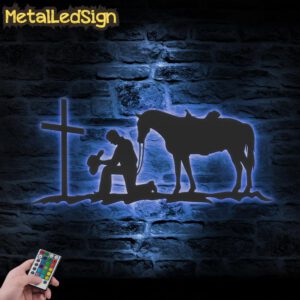 Cowboy-Kneeling-At-Cross-Metal-Wall-Art-LED-Light-3.jpg