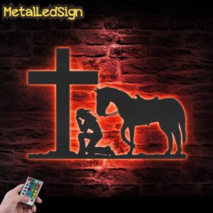 Cowgirl-Kneeling-At-Cross-Metal-Wall-Art-LED-Light-5.jpg