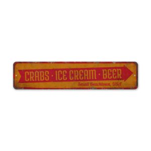 Crabs-Ice-Cream-Beer-Premium-Quality-Rustic-Metal-Sign-2.jpg