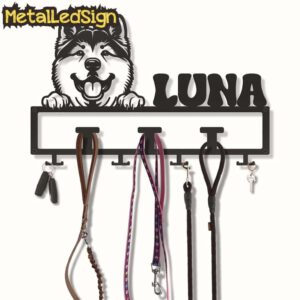 Custom-Akita-Dog-Leash-Collar-Holder-3.jpg