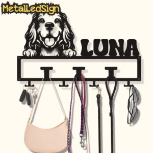 Custom-American-Cocker-Spaniel-Dog-Leash-Collar-Holder-Images.jpg