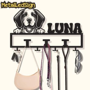 Custom-American-English-Coonhound-Dog-Leash-Collar-Holder-Images.jpg