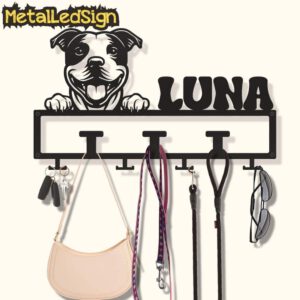 Custom-American-Staffordshire-Terrier-Dog-Leash-Collar-Holder-Images.jpg