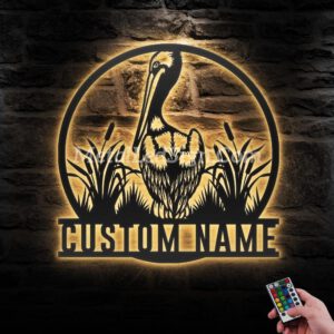 Custom-American-White-Pelican-Metal-Wall-Art-Led-Light-Images-2.jpg