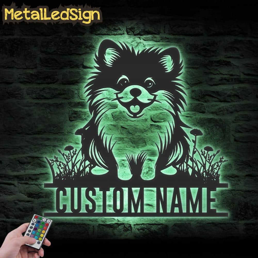 Custom-Baby-Pomeranian-Metal-Wall-Art-LED-Light-7.jpg