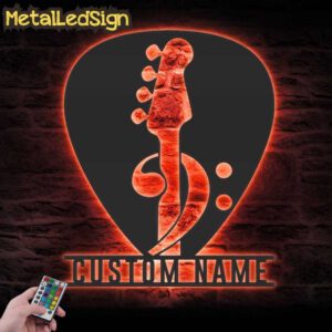 Custom-Bass-Guitar-Pick-Metal-Wall-Art-LED-Light-5.jpg