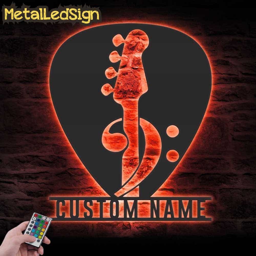 Custom-Bass-Guitar-Pick-Metal-Wall-Art-LED-Light-5.jpg