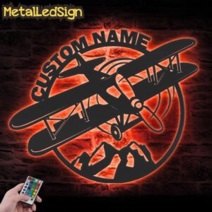 Custom-Biplane-Airplane-Metal-Wall-Art-LED-Light-5.jpg
