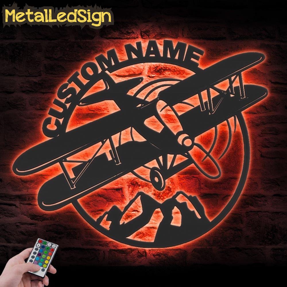 Custom-Biplane-Airplane-Metal-Wall-Art-LED-Light-5.jpg