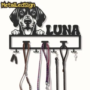 Custom-Black-And-Tan-Coonhound-Dog-Leash-Collar-Holder-3.jpg