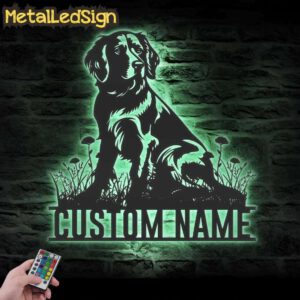 Custom-Brittany-Spaniel-Metal-Wall-Art-LED-Light-7.jpg