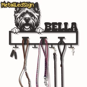 Custom-Cairn-Terrier-Dog-Leash-Collar-Holder-3.jpg