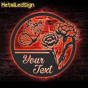 Custom-Carnation-Flower-Metal-Wall-Art-LED-Light-5.jpg