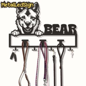 Custom-Carpathian-Dingo-Dog-Leash-Collar-Holder-3.jpg