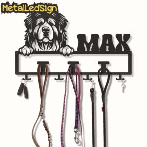 Custom-Caucasian-Shepherd-Dog-Leash-Collar-Holder-3.jpg