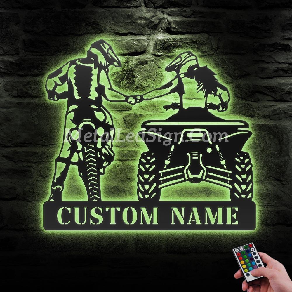 Custom-Couple-Atv-Motocross-Biker-Metal-Wall-Art-Led-Light-6.jpg