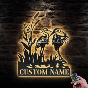Custom-Couple-Heron-Bird-Metal-Wall-Art-Led-Light-Images-1.jpg