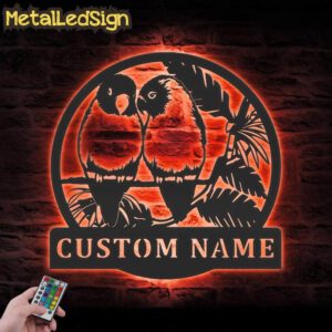 Custom-Couple-Parrot-Metal-Wall-Art-LED-Light-5.jpg